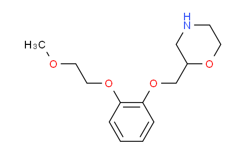 54886-16-7 | Morpholine, 2-[[2-(2-methoxyethoxy)phenoxy]methyl]-