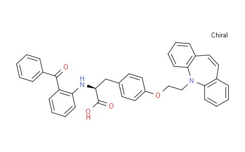 494221-18-0 | L-チロシン、N-(2-ベンゾイルフェニル)-O-[2-(5H-ジベンゾ[B,F]アゼピン-5-イル)エチル]-