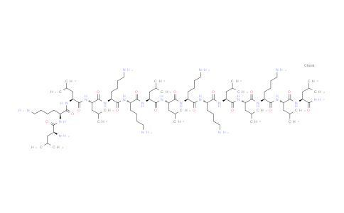 CAS No. 507238-92-8, L-Leucinamide, L-leucyl-L-lysyl-L-leucyl-L-leucyl-L-lysyl-L-lysyl-L-leucyl-L-leucyl-L-lysyl-L-lysyl-L-leucyl-L-leucyl-L-lysyl-L-leucyl-