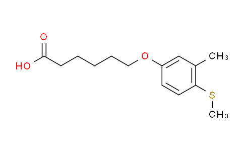 848486-55-5 | HEXANOIC ACID, 6-[3-METHYL-4-(METHYLTHIO)PHENOXY]-