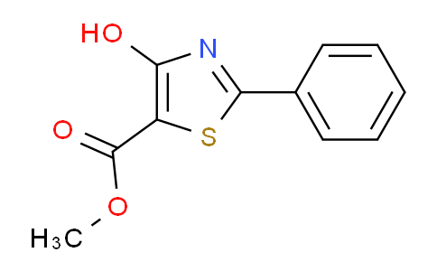 CAS No. 886210-99-7, 5-Thiazolecarboxylic acid, 4-hydroxy-2-phenyl-, methyl ester