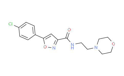 909090-75-1 | 5-(4-氯苯基)-N-(2-吗啉乙基)异噁唑-3-甲酰胺