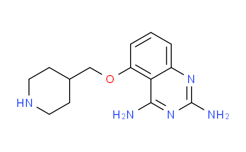 MC167Y17 | 872179-87-8 | 2,4-喹唑啉二胺,5-(4-哌啶甲氧基)-