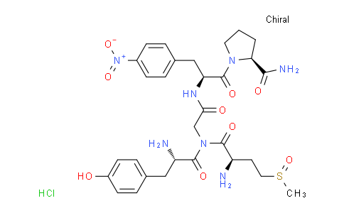 99146-53-9 | L-Prolinamide, L-tyrosyl-4-(methylsulfinyl)-D-2-aminobutanoylglycyl-4-nitro-L-phenylalanyl-, monohydrochloride (9CI)