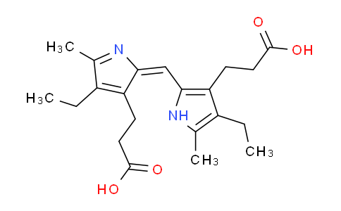 DY16G956 | 859913-15-8 | 1H-Pyrrole-3-propanoic acid, 2-[[3-(2-carboxyethyl)-4-ethyl-5-methyl-2H-pyrrol-2-ylidene]methyl]-4-ethyl-5-methyl-
