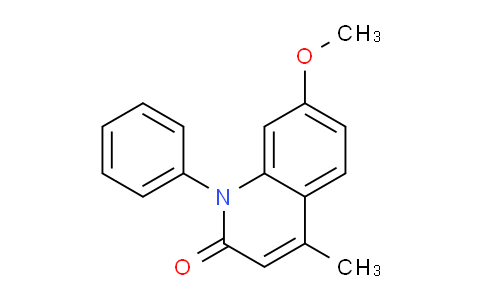 61304-90-3 | 2(1H)-Quinolinone, 7-methoxy-4-methyl-1-phenyl-