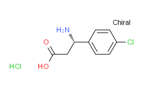 930769-55-4 | (S)-3-氨基-3-(4-氯苯基)丙酸盐酸盐