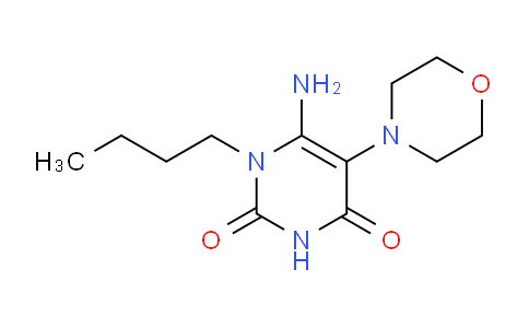 790232-09-6 | 6-amino-1-butyl-5-(morpholin-4-yl)-1,2,3,4-tetrahydropyrimidine-2,4-dione