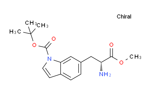 2387561-65-9 | tert-butyl 6-[(2R)-2-amino-3-methoxy-3-oxo-propyl]indole-1-carboxylate