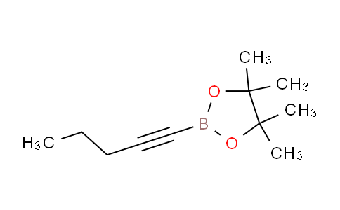 634196-62-6 | 4,4,5,5-tetramethyl-2-pent-1-ynyl-1,3,2-dioxaborolane