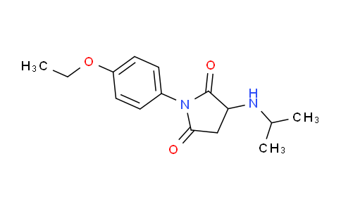 MC17D078 | 1095321-11-1 | 1-(4-Ethoxyphenyl)-3-(isopropylamino)pyrrolidine-2,5-dione