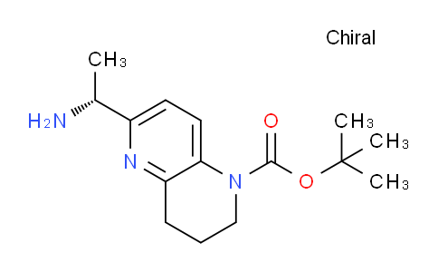 MC17D967 | 2387565-59-3 | tert-butyl 6-[(1R)-1-aminoethyl]-3,4-dihydro-2H-1,5-naphthyridine-1-carboxylate