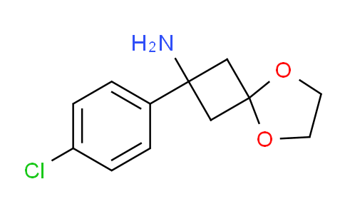 MC17E436 | 2169013-73-2 | 2-(4-chlorophenyl)-5,8-dioxaspiro[3.4]octan-2-amine