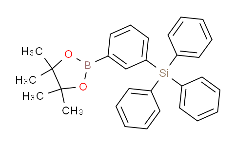 1391041-75-0 | 2-[3-(Triphenylsilyl)phenyl]-4,4,5,5-tetramethyl-1,3,2-dioxaborolane