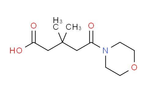 879131-49-4 | 3,3-Dimethyl-5-(morpholin-4-yl)-5-oxopentanoic acid