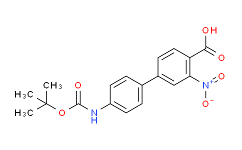 DY180D37 | 1261915-91-6 | 4-[4-[(2-Methylpropan-2-yl)oxycarbonylamino]phenyl]-2-nitrobenzoic acid
