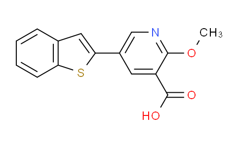 MC180R53 | 1261962-75-7 | 5-(1-Benzothiophen-2-yl)-2-methoxypyridine-3-carboxylic acid