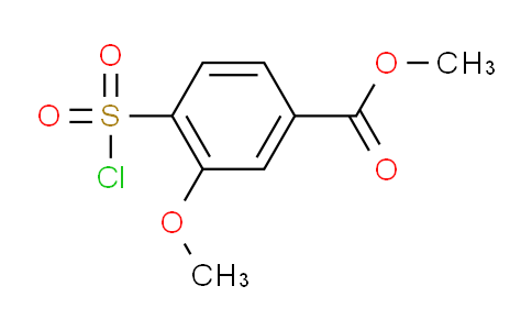 CAS No. 162141-56-2, methyl 4-(chlorosulfonyl)-3-methoxybenzoate