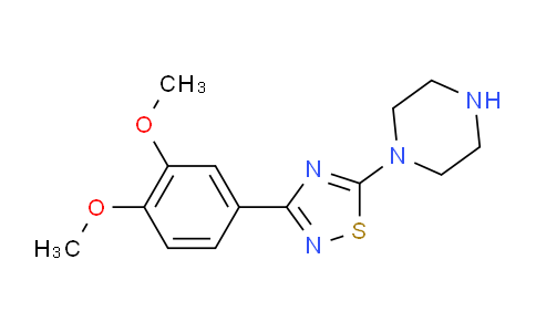 1858255-42-1 | 1-[3-(3,4-dimethoxyphenyl)-1,2,4-thiadiazol-5-yl]piperazine