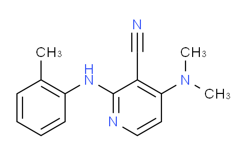 339102-25-9 | 4-(dimethylamino)-2-[(2-methylphenyl)amino]pyridine-3-carbonitrile