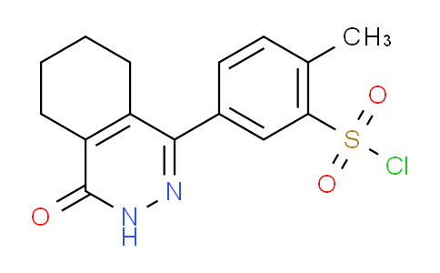 DY184W81 | 1160264-20-9 | 2-Methyl-5-(4-oxo-3,4,5,6,7,8-hexahydrophthalazin-1-yl)benzenesulfonyl chloride