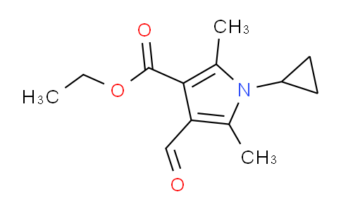MC185B20 | 423768-53-0 | 1H-Pyrrole-3-carboxylicacid, 1-cyclopropyl-4-formyl-2,5-dimethyl-, ethyl ester
