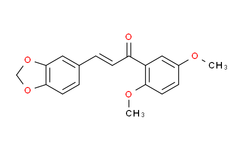 MC185F88 | 508225-85-2 | (2E)-3-(2H-1,3-苯并二氧杂环戊烯-5-基)-1-(2,5-二甲氧基苯基)丙-2-烯-1-酮