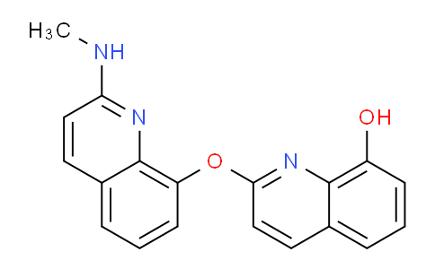 317375-40-9 | 2-{2-(Methylamino)quinolin-8-yloxy}quinolin-8-ol