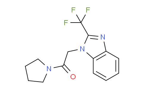 478048-18-9 | 1-(1-吡咯烷基)-2-[2-(三氟甲基)-1H-1,3-苯并咪唑-1-基]-1-乙酮