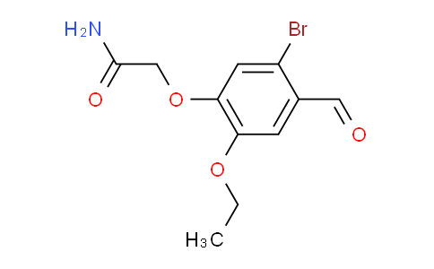 486994-11-0 | 2-(5-溴-2-乙氧基-4-甲酰基苯氧基)乙酰胺