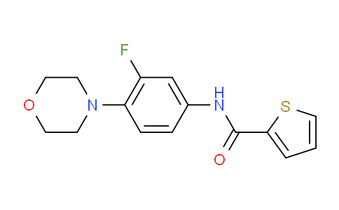 478079-71-9 | N-(3-氟-4-吗啉苯基)-2-噻吩甲酰胺