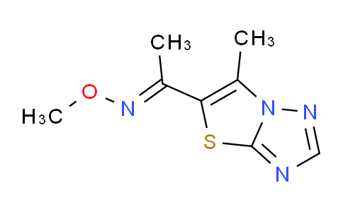 478245-69-1 | (E)-甲氧基(1-{6-甲基-[1,2,4]三唑并[3,2-b][1,3]噻唑-5-基}亚乙基)胺