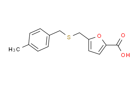 DY188T56 | 696648-05-2 | 5-{(4-メチルベンジル)チオメチル}-2-フランカルボン酸