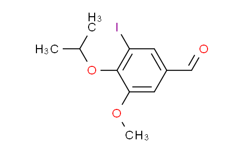 MC189F05 | 426221-01-4 | 3-iodo-5-methoxy-4-(propan-2-yloxy)benzaldehyde