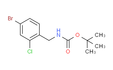 CAS No. 864266-10-4, Tert-butyl 4-bromo-2-chlorobenzylcarbamate