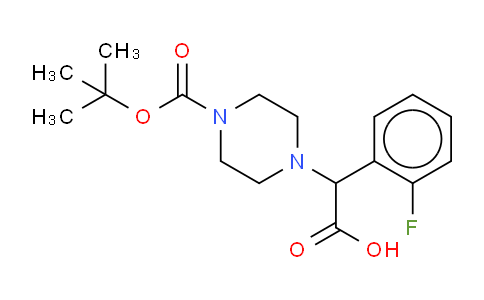 444892-80-2 | 2-(4-Boc-哌嗪)-α-(2-氟苯基)乙酸