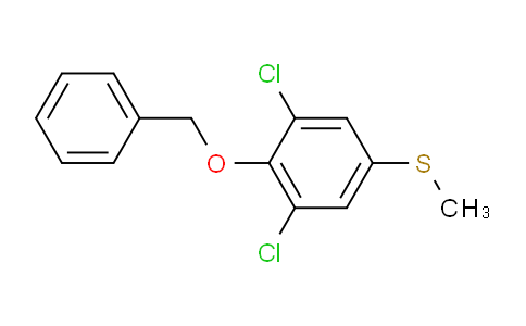 CAS No. 2404733-67-9, (4-(ベンジルオキシ)-3,5-ジクロロフェニル)(メチル)スルファン