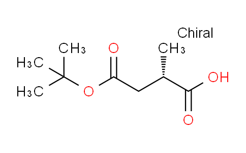 CAS No. 182007-75-6, (S)-4-(tert-butoxy)-2-methyl-4-oxobutanoic acid