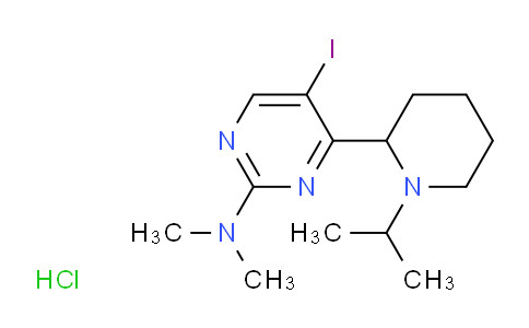 MC18M288 | 1361111-92-3 | 5-Iodo-4-(1-isopropyl-piperidin-2-yl)-pyrimidin-2-yl-dimethyl-amine Hydrochloride