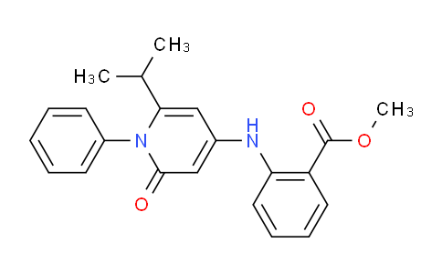 1831094-06-4 | Methyl 2-((6-isopropyl-2-oxo-1-phenyl-1,2-dihydropyridin-4-yl)amino)benzoate