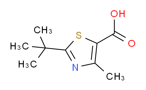 427896-41-1 | 2-叔丁基-4-甲基-1,3-噻唑-5-羧酸