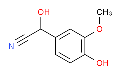 33630-46-5 | Hydroxy(4-hydroxy-3-methoxyphenyl)acetonitrile