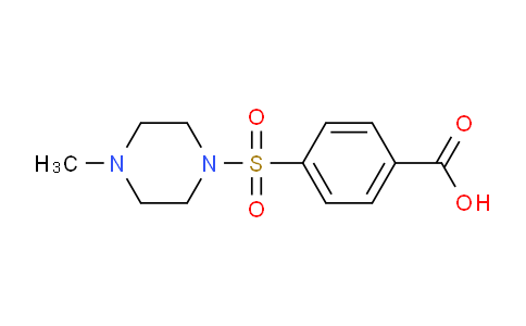 CAS No. 19580-36-0, 4-(4-Methylpiperazin-1-yl)sulfonylbenzoic Acid