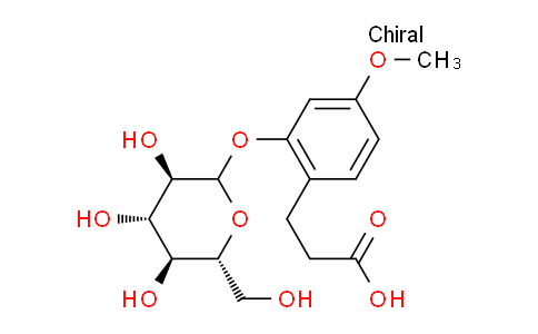 477873-63-5 | 3-(2-葡萄糖氧基-4-甲氧基苯基)丙酸
