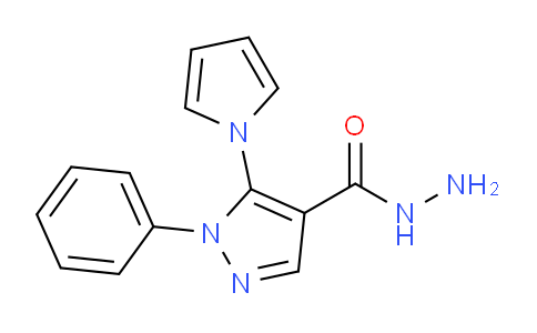 DY196E18 | 94692-06-5 | 1H-Pyrazole-4-carboxylic acid, 1-phenyl-5-(1H-pyrrol-1-yl)-, hydrazide