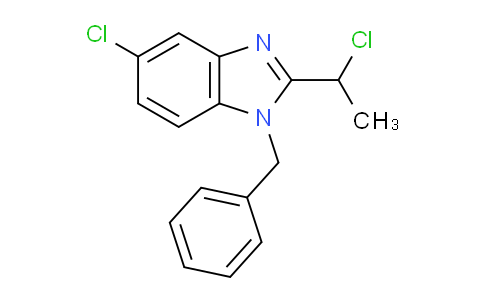 CAS No. 868237-98-3, 1-Benzyl-5-chloro-2-(1-chloroethyl)-1H-1,3-benzodiazole