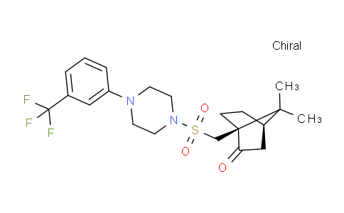 MC197A71 | 920527-56-6 | (1S,4R)-7,7-Dimethyl-1-[[4-[3-(trifluoromethyl)phenyl]piperazin-1-yl]sulfonylmethyl]bicyclo[2.2.1]heptan-2-one