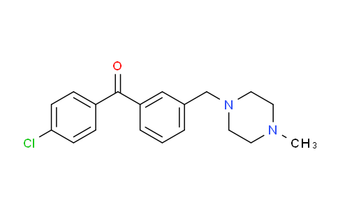 MC198A59 | 898788-64-2 | 4'-Chloro-3-(4-methylpiperazinomethyl) benzophenone