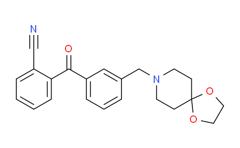 MC199B15 | 898761-47-2 | 2-(3-(1,4-Dioxa-8-azaspiro[4.5]decan-8-ylmethyl)benzoyl)benzonitrile