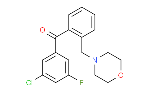 DY199M80 | 898750-92-0 | (3-chloro-5-fluoro-phenyl)-[2-(morpholinomethyl)phenyl]methanone